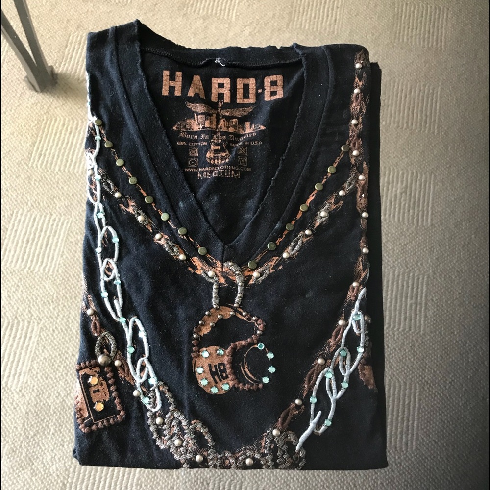 Vintage Mens T-Shirt HARO-8 Size M .Made In USA